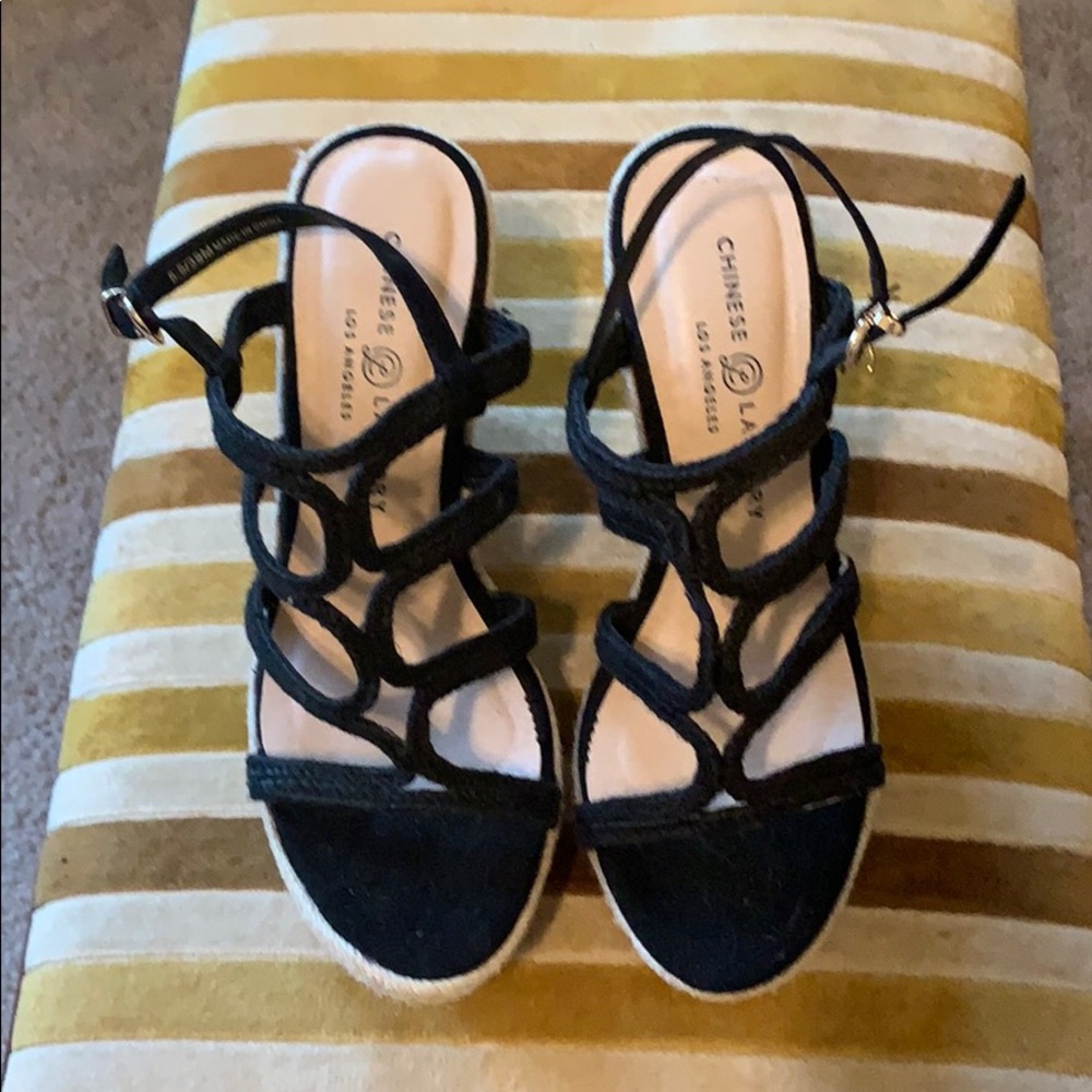 Chinese Laundry Strappy Wedges
